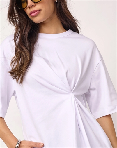 Co´Couture - MedaxCC Asym T-shirt - White